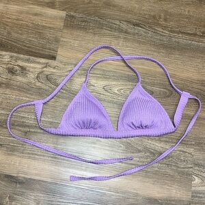 Purple Sparkly Bikini Top